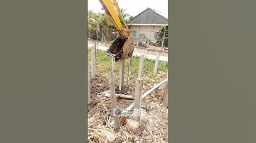 #excavator #kobe đóng cọc trụ bê tông cực chất #videoviral