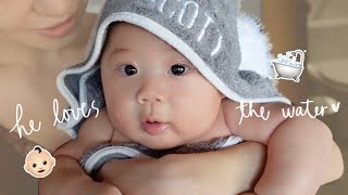 VLOG: baby bath time | Kryz Uy