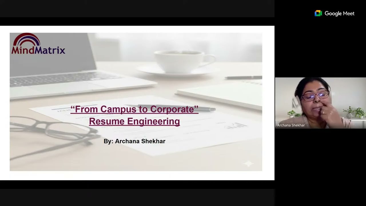 MindPower Session: Campus to Career - Resume Engineering