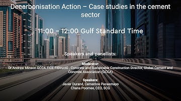 GCCA at COP28 - Decarbonisation Action – Case studies in the cement sector