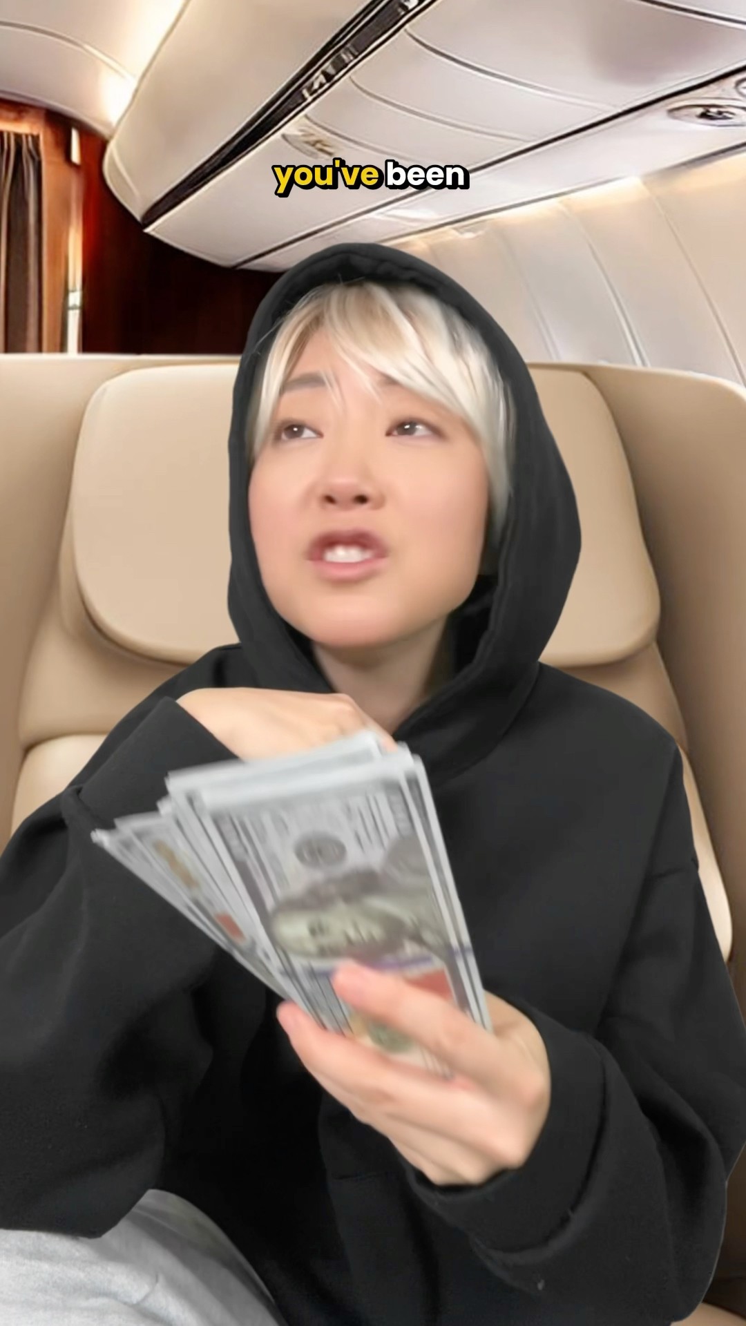 Passenger gave her 20% tip from first class
