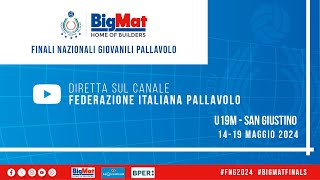 🔴 BIGMAT FINALI NAZIONALI GIOVANILI U19M: n°gara 11 - SIR SAFETY PERUGIA vs POLISPORTIVA VENOSA