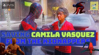 Chasing Kidnappers and saving Camila Vasquez Marvel's Spider-Man: Miles Morales