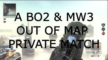 BO2 & MW3: OUT OF MAP TRICKSHOT MONTAGE (PRIVATE MATCH)