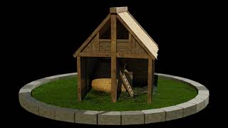 Barn Model - render in Blender