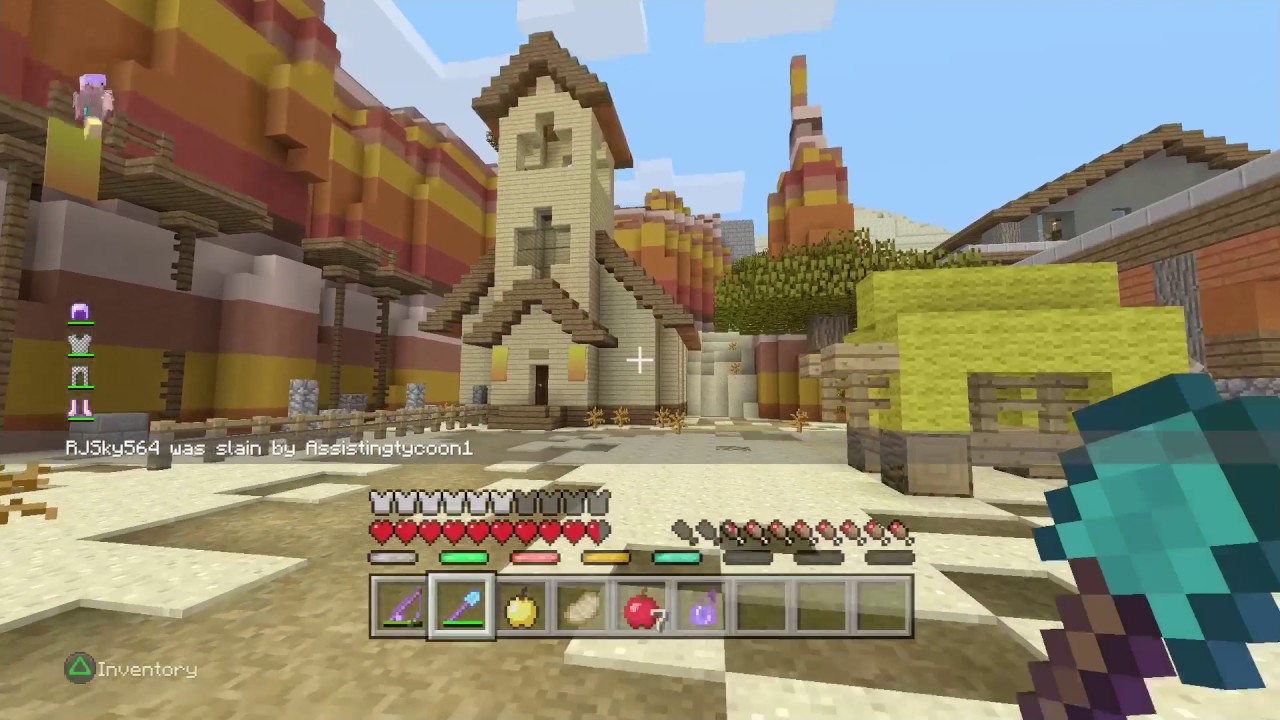 Minecraft battle mode w kingbedrock - YouTube