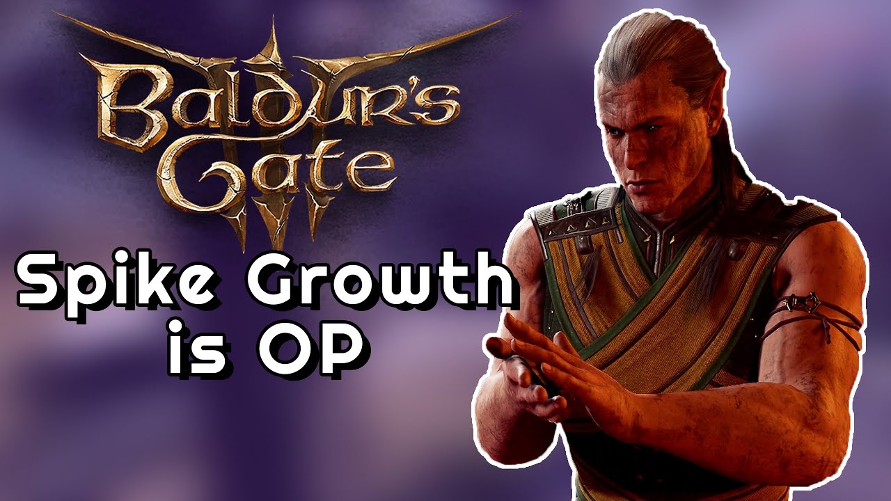Baldur's Gate 3 - Spike Growth is OP - YouTube