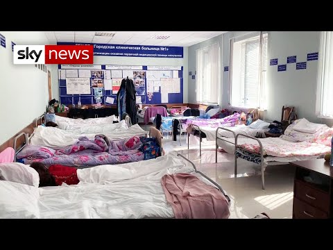 The Russian hospital struggling to cope with the number of COVID-19 patients