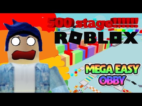 Obby 500 Stage 1 Roblox Mega Easy Obby Youtube - the obby mega easy roblox