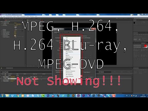 MPEG, MPEG 1, H.26, BLURAY | NOT SHOWING PROBLEMS???