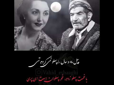 پیر اگر باشم چه غم عشقم جوان است ای پری استاد شهریار 