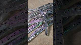 Hologram BOT worms 🔥💯💥👀 #fishing #plastic #baitmaking #bassfishing #plasticmaterial #softplastic