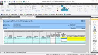 02 10 Summary of indentified misstatements