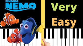 FINDING NEMO THEME - VERY EASY Piano Tutorial