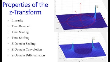 Ch4 The Z-Transform Properties Video 3 of 6