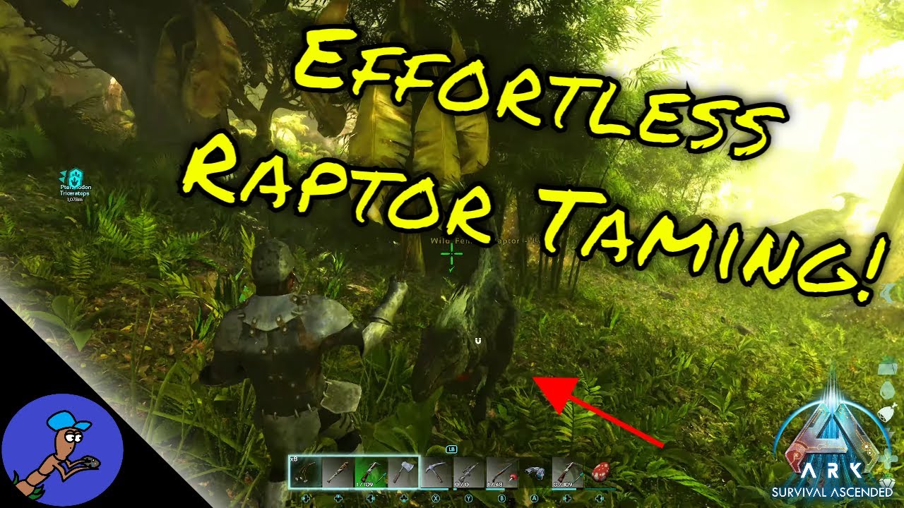Ark Ascended Tactics: Your Guide to Effortless Raptor Taming! 🏹🔓 # ...