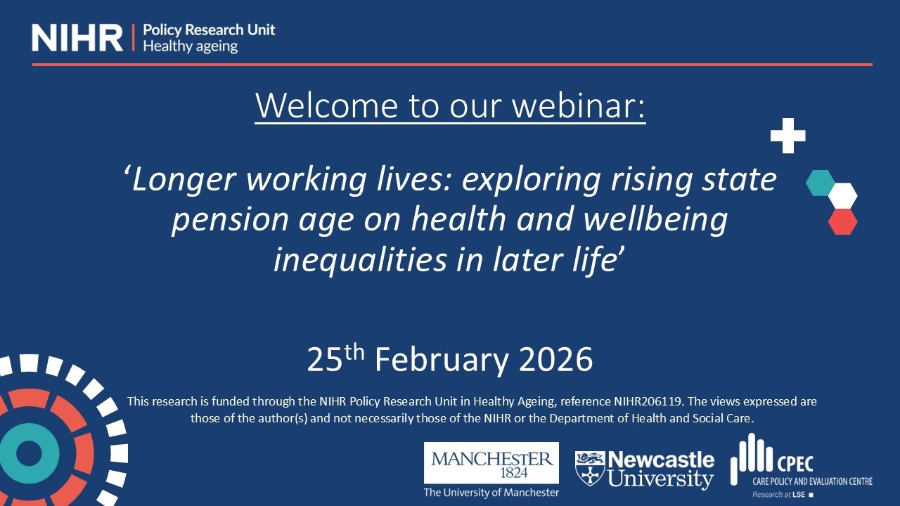 HAPRU Webinar: Longer working lives (25.02.26)