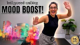 Need a Mood Boost 15 MIN Bollywood 🇮🇳 Walking Workout