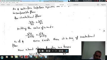 Kinematics and dynamics of flow (Q30 to Q32) (Fluid Mechanics & Machines Questions)