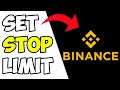 How To Set Stop Limit Order On Binance (Explained For Beginners)