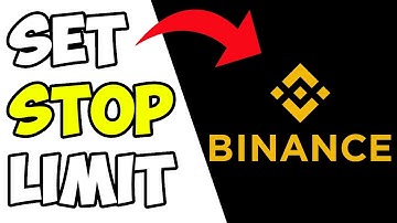 How To Set Stop Limit Order On Binance (Explained For Beginners)