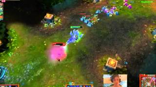 First Ahri E - Flash Combo