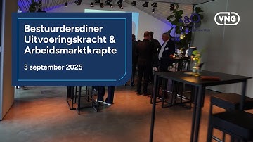 Bestuurdersdiner Uitvoeringskracht & Arbeidsmarktkrapte - 3 september 2025