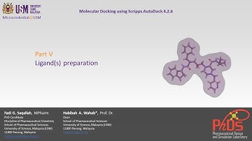 Molecular Docking using AutoDock 4.2.6 | Part 5: Ligand(s) preparation