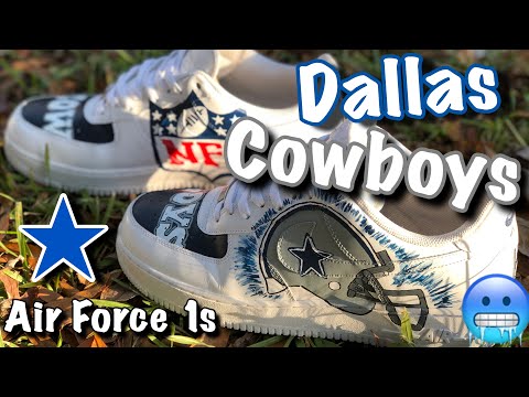 dallas cowboys nike air force ones