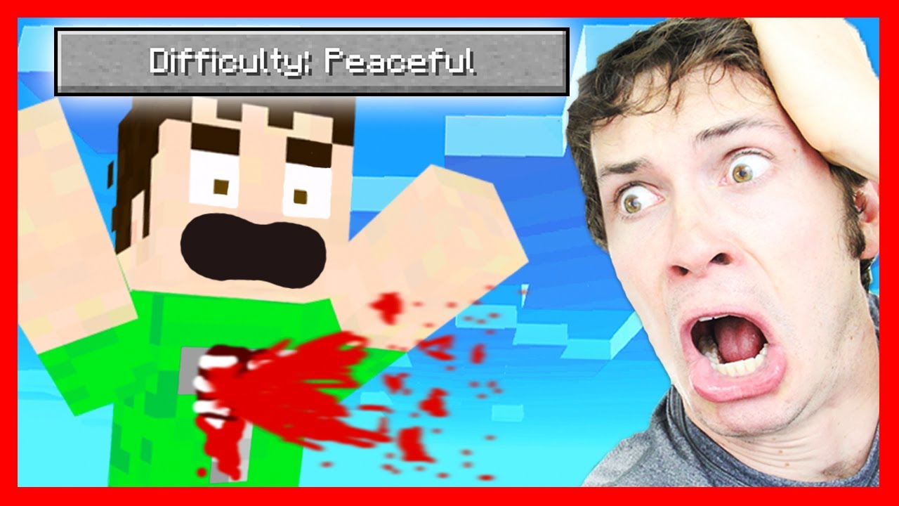 Best of Minecraft - PEACEFUL MODE FAIL! - YouTube