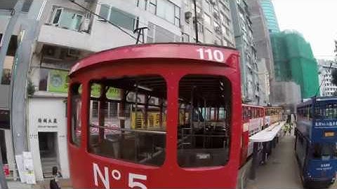 Hong Kong Trams Causeway Bay to Happy Valley... Ding Ding