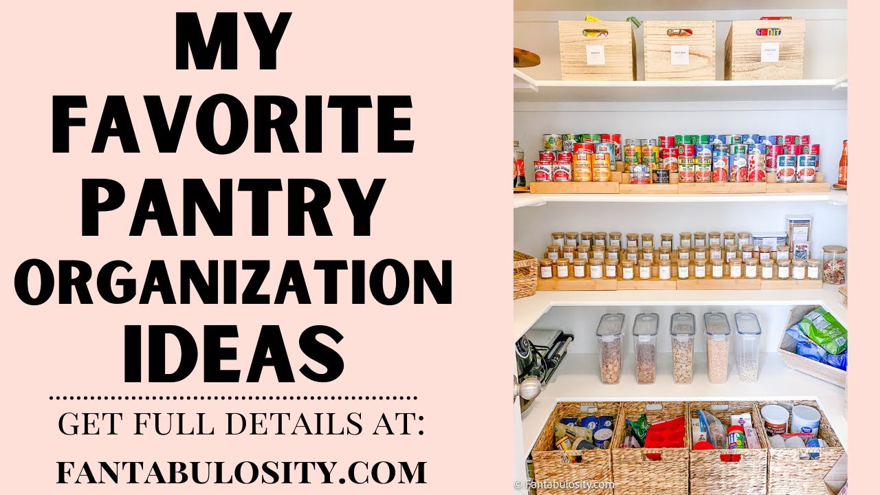 Pantry Organization Ideas: See Inside of my Pantry! - YouTube