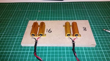 8 and 16 Ohm Dummy Load