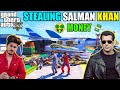 GTA 5 : SALMAN KHAN KI PURE GOLD CAR AUR SARA PAISA LOOT LIYA OMG #8