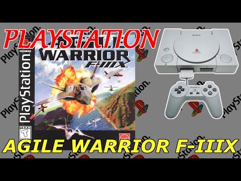 AGILE WARRIOR F-111 X (PS1) [584] GAMEPLAY