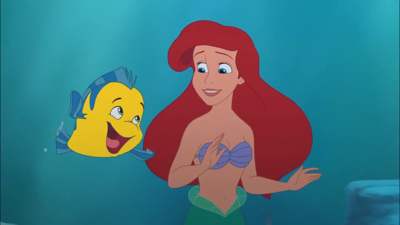 The Little Mermaid: Ariel's Beginning | How Ariel met Flounder - YouTube