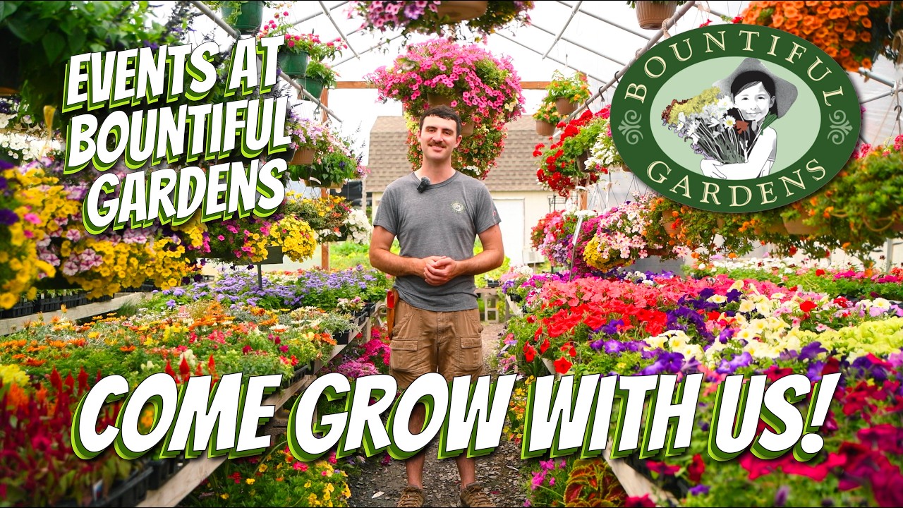 We're SO Much More Than a Nursery! 🌿 Book Signings, Talks, Classes and MORE at Bountiful Gardens 🌺
