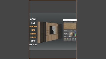 Hướng dẫn UVW Map trong 3ds max siêu nhanh bằng plugin auto material