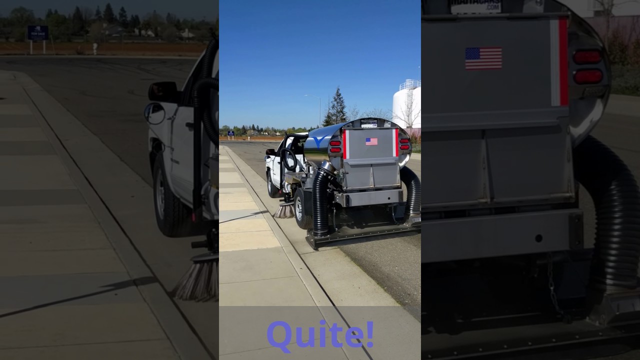 Masco Parking Lot Sweeper The Drive By! YouTube