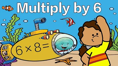 Multiply by 6 Fact Fluency: Under the Sea Math Brain Break