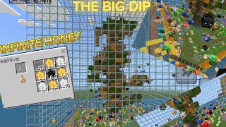 Minecraft Bee territory build (The Big Dip) - concept build made by me [Showcase]