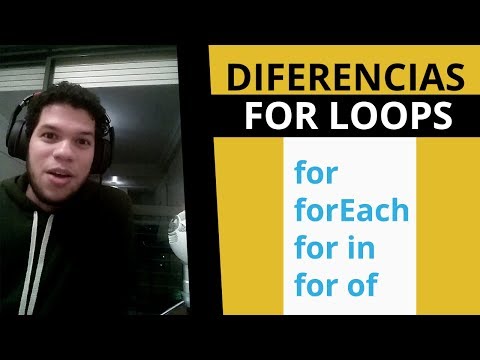 Vídeo: Diferencia Entre Bucle For Y Bucle Foreach