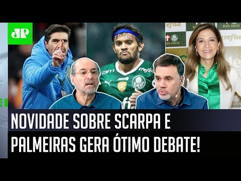 "Eu ACHO que isso que o Palmeiras FEZ foi..." NOVIDADE sobre Scarpa GERA DEBATE!