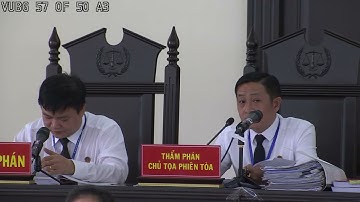 Phiên tòa xét xử vụ án hình sự sơ thẩm thật 100% không diễn