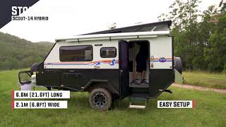 Stoney Creek Campers | Scout-14 Off-Road Hybrid Caravan | Overview