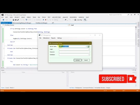 ATT MANAGEMENT - How To Save Your Connection String Using Setting [app.config] In VB.NET