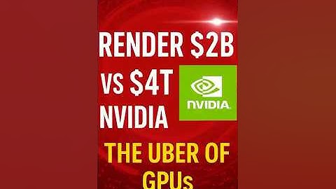 Render vs NVIDIA | The Uber of AI Compute? $RNDR Might Be Next Up 🚀