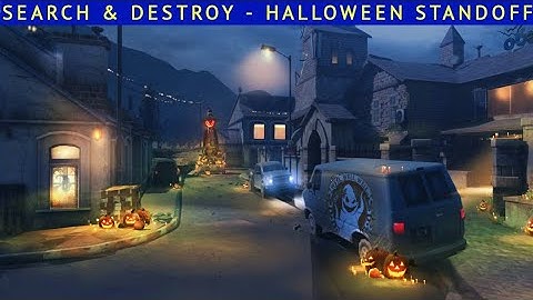 YOUTUBER K2 Meet Ghost In Halloween Standoff Map - Search & Destroy Mission - Core - COD MOBILE - HD