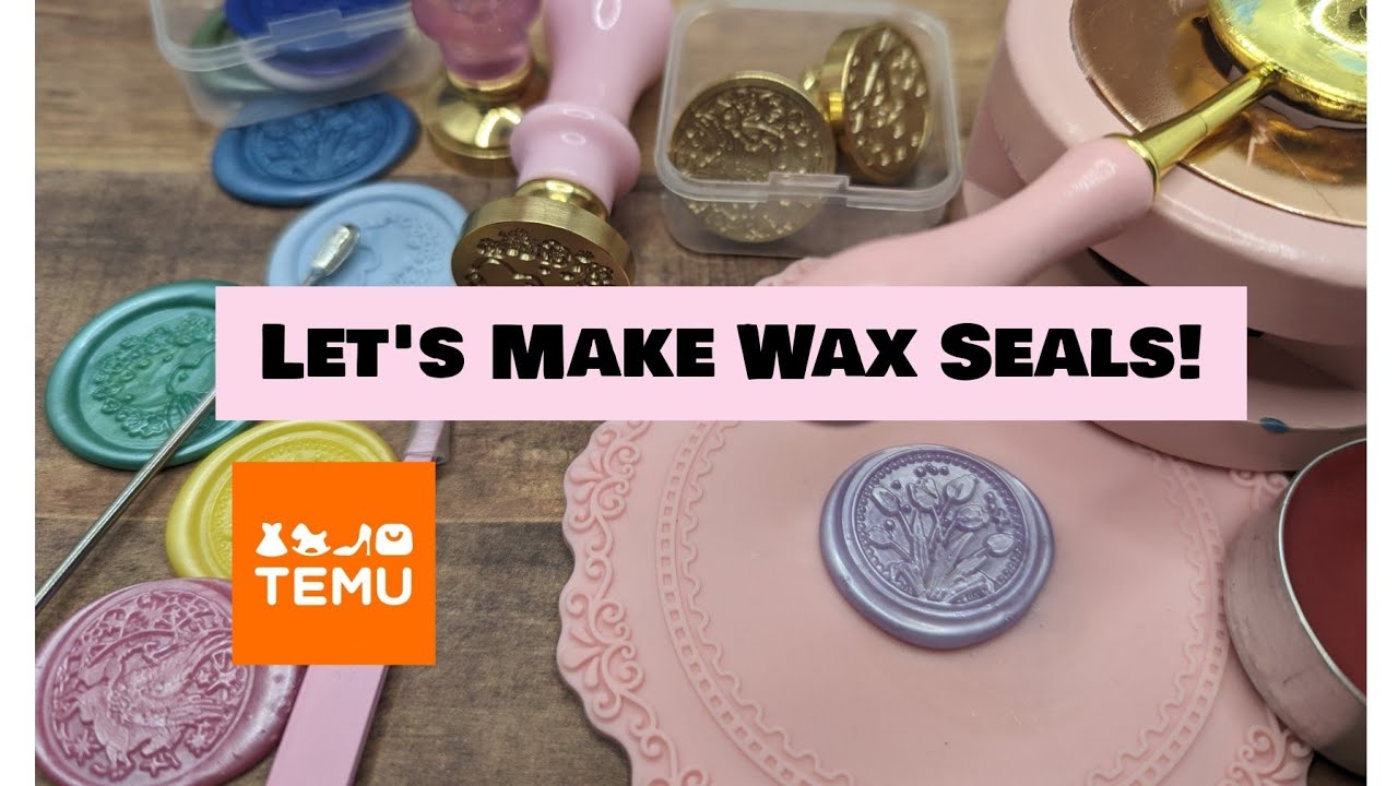 Creating 4 Wax Seals Using My New Wax Sealing Kit! 