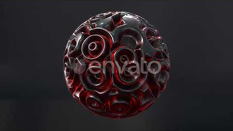 Black Sphere Deform | Motion Graphics - Envato elements